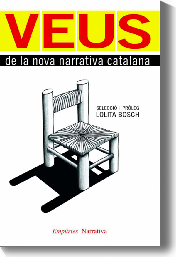 Portada de l'antologia de narrativa Veus de la nova narrativa catalana, Editorial Empúries