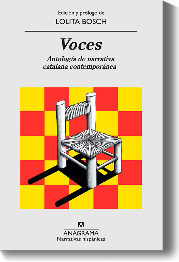 Portada del llibre Voces, antologia de la narrativa catalana contemporánea, Editorial Anagrama